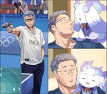 Rating: s
ID: 5006374
Date: 2024-08-24 03:29:02 -0400
Status: active
Score: 46
2024_paris_olympics aiming_gun ambiguous_gender beard bell clothed clothing duo eyewear facial_hair fur glasses gun handgun hi_res holding_gun holding_handgun holding_object holding_ranged_weapon holding_weapon human lunlun_(nijisanji) maimoto_keisuke male mammal meme nijisanji olympics paris purple_body purple_fur ranged_weapon shirogamisaysho unknown_species vtuber weapon white_body white_fur yusuf_dikec post #5006374
