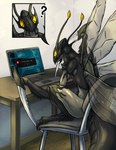 Rating: s
ID: 5578160
Date: 2025-05-17 02:38:54 -0400
Status: active
Score: 21
ambiguous_gender antennae_(anatomy) arthropod biped chair computer digital_drawing_(artwork) digital_media_(artwork) electronics furniture hi_res humor insect inside joke laptop lightconcorde mandibles solo table wings post #5578160