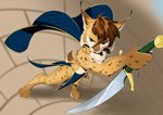 Rating: s
ID: 5653073
Date: 2025-06-19 09:22:57 -0400
Status: active
Score: 37
2025 4_fingers 4_toes anthro biped bird's-eye_view blue_cape blue_clothing blue_eyes butt canid canine cape chest_tuft clothed clothing colored digital_media_(artwork) ear_tuft facial_tuft feet felid feline fingers frown fur glint hair heroic_pose high-angle_view holding_melee_weapon holding_object holding_sword holding_weapon keidran kynum lynx lynx_prince_(twokinds) male mammal markings melee_weapon pattern_cape pattern_clothing prince royalty short_tail simple_background snout solo spots spotted_body spotted_fur standing stone_floor sword tail text toes tuft twokinds ventral_groove weapon white_body white_fur year post #5653073