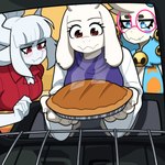 Rating: s
ID: 5627724
Date: 2025-06-07 23:06:13 -0400
Status: active
Score: 14
2025 4_fingers angela_flux anthro appliance atlyss bell bell_collar blue_eyes boss_monster_(undertale) bovid breasts brown_eyes caprine clothing collar eyebrows eyelashes eyewear female fingers flesh_fang food fur glasses goat goat_lucifer_(helltaker) group hair helltaker hi_res horn kitchen_appliance kubold_(atlyss) mammal muds oven pastry pie red_eyes round_glasses shirt topwear toriel trio undertale_(series) white_body white_fur white_hair post #5627724