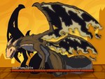 Rating: s
ID: 5644704
Date: 2025-06-15 18:10:08 -0400
Status: active
Score: 96
2024 4:3 big_tail black_body black_eyes claws dark_souls digitigrade dragon evelyn_(whygena) female feral fromsoftware hi_res horn kneeling multicolored_body mythological_creature mythological_scalie mythology pattern_background scalie simple_background solo spread_wings tail white_body whygena wings yellow_background post #5644704
