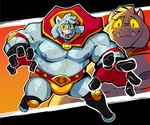 Rating: s
ID: 5134445
Date: 2024-10-23 14:13:07 -0400
Status: active
Score: 49
2024 6:5 absurd_res anthro belly bovid bulge caprine ceehaz championship_belt clothing enfer_belial fingerless_gloves floppy_ears fur gloves goat grey_body grey_fur handwear hi_res hooves horseshoe kings_of_hell male mammal musclegut muscular nipples pecs red_eyes smile solo tusks wrestling wrestling_briefs yellow_sclera post #5134445