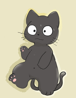 Rating: s
ID: 5534936
Date: 2025-04-27 20:51:22 -0400
Status: active
Score: 7
2020 3_toes 4_fingers absurd_res ambiguous_gender anthro black_body black_fur black_nose bodily_fluids cel_shading digital_media_(artwork) domestic_cat drop_shadow featureless_crotch feet felid feline felis fingers full-length_portrait fur hi_res mammal mouth_closed navel nude pawpads paws pink_pawpads portrait shaded simple_background slightly_chubby solo standing sweat sweatdrop tail tinntira toes whiskers wide_hips x_navel yellow_background post #5534936
