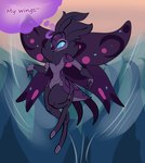 Rating: s
ID: 3700085
Date: 2022-11-19 02:12:33 -0500
Status: active
Score: 25
3_fingers absurd_res arthropod baebot bioluminescence blue_sclera elderbug_(species) female fingers forest forest_background glowing happy hi_res lumid_(baebot) markings midair nature nature_background plant purple_body solo thought_bubble tree wings post #3700085