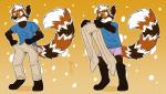 Rating: s
ID: 1769506
Date: 2019-01-19 01:07:33 -0500
Status: active
Score: 12
2018 ailurid anthro bottomwear brown_body brown_fur clothed clothing crownedvictory fur jakemi male mammal meme multicolored_body multicolored_fur pants red_panda sequence simple_background smile solo tail underwear undressing white_body white_fur post #1769506
