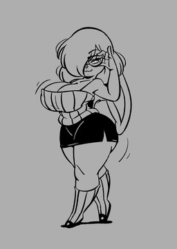 Rating: s
ID: 5619034
Date: 2025-06-03 17:56:52 -0400
Status: active
Score: 40
2025 4_fingers anthro big_breasts breasts clothing ears_down eyewear female fingers footwear genevieve_bonnet glasses hair hair_over_eye joaoppereiraus lagomorph legwear leporid mammal monochrome pattern_clothing pattern_legwear pivoted_ears rabbit sketch socks solo striped_clothing striped_legwear stripes thick_thighs post #5619034