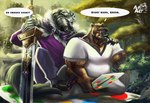 Rating: s
ID: 3228558
Date: 2022-03-17 16:41:01 -0400
Status: active
Score: 48
anthro astropandaart bear blaidd_(elden_ring) canid canine canis duo elden_ring feet fromsoftware male male/male mammal melee_weapon muscular playing_game runebear_(elden_ring) sword tongue tongue_out twister weapon wolf post #3228558