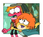 Rating: s
ID: 5444429
Date: 2025-03-19 20:42:07 -0400
Status: active
Score: 2
2025 amphibia_(series) amphibian anthro blush clothed clothing disney duo female frog fully_clothed hair hat headgear headwear hug ivy_sundew male open_mouth orange_hair sprig_plantar takeshi1000 tongue post #5444429