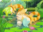 Rating: s
ID: 5353850
Date: 2025-02-05 17:42:06 -0500
Status: active
Score: 17
2_tails 4:3 absurd_res ambiguous_form ambiguous_gender asian_mythology circle_eyebrows critter_(fourleafisland) east_asian_mythology eyebrows felid hi_res japanese_mythology mammal markings multi_tail multicolored_body mythology nature nature_background nekomata partially_submerged solo striped_markings striped_tail stripes tail tail_markings two_tone_body unusual_anatomy unusual_tail water yj0i0 yokai post #5353850