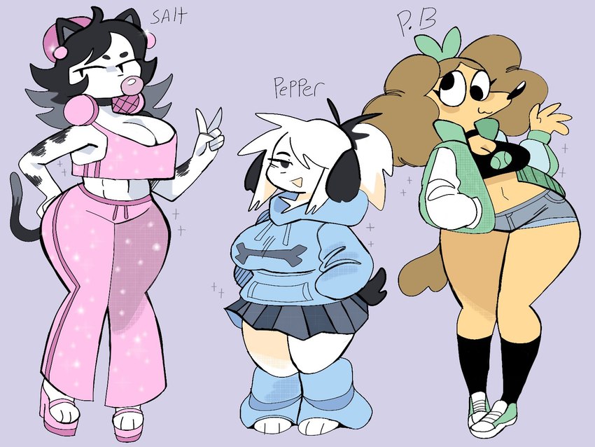 peanut butter, pepper, and salt created by puppkittyfan1