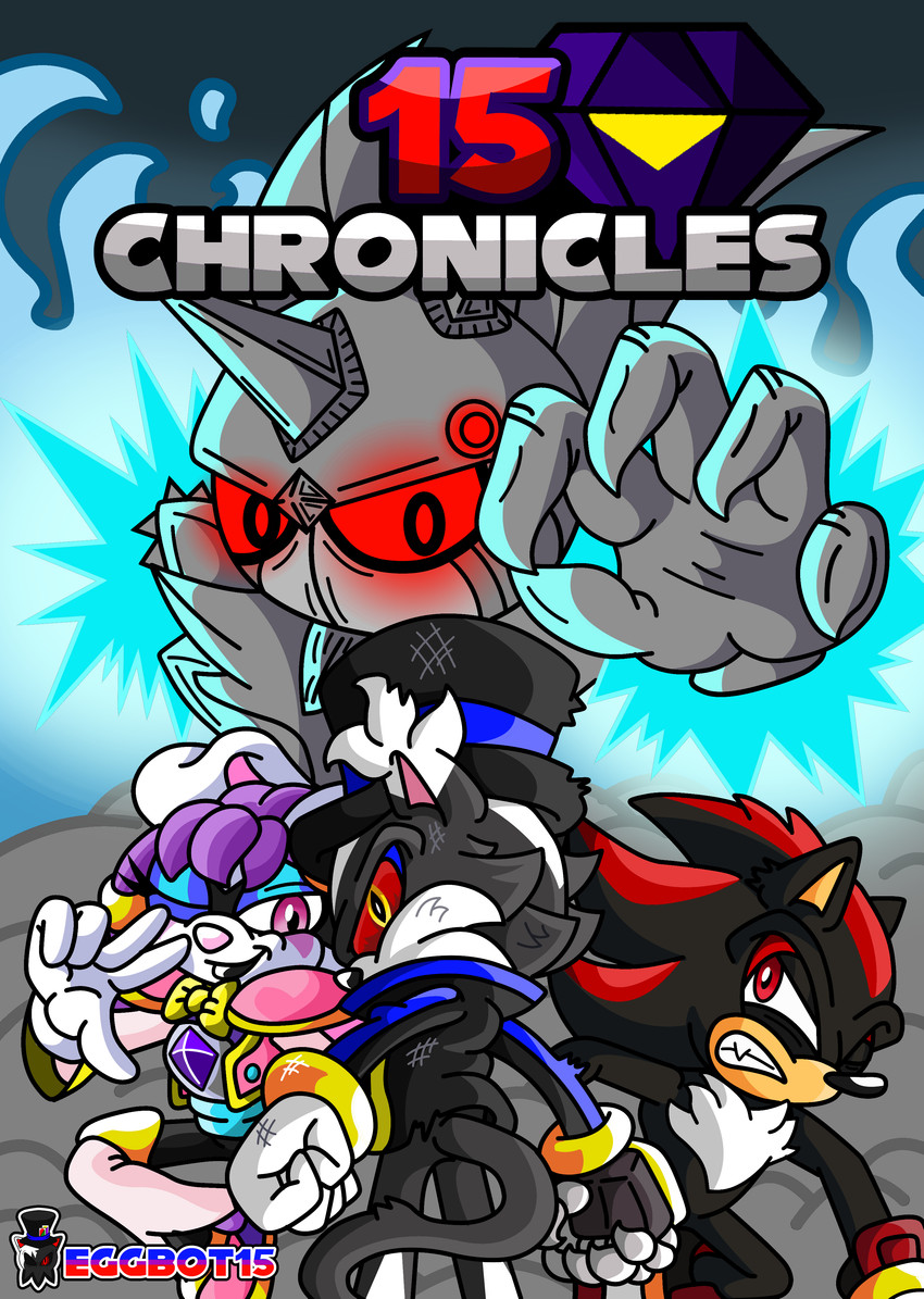 15, fan character, shadow the hedgehog, techno-croix, and wild (sonic the hedgehog (series) and etc) created by eggbot15