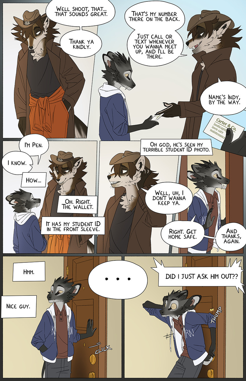 indy and pen created by falco works