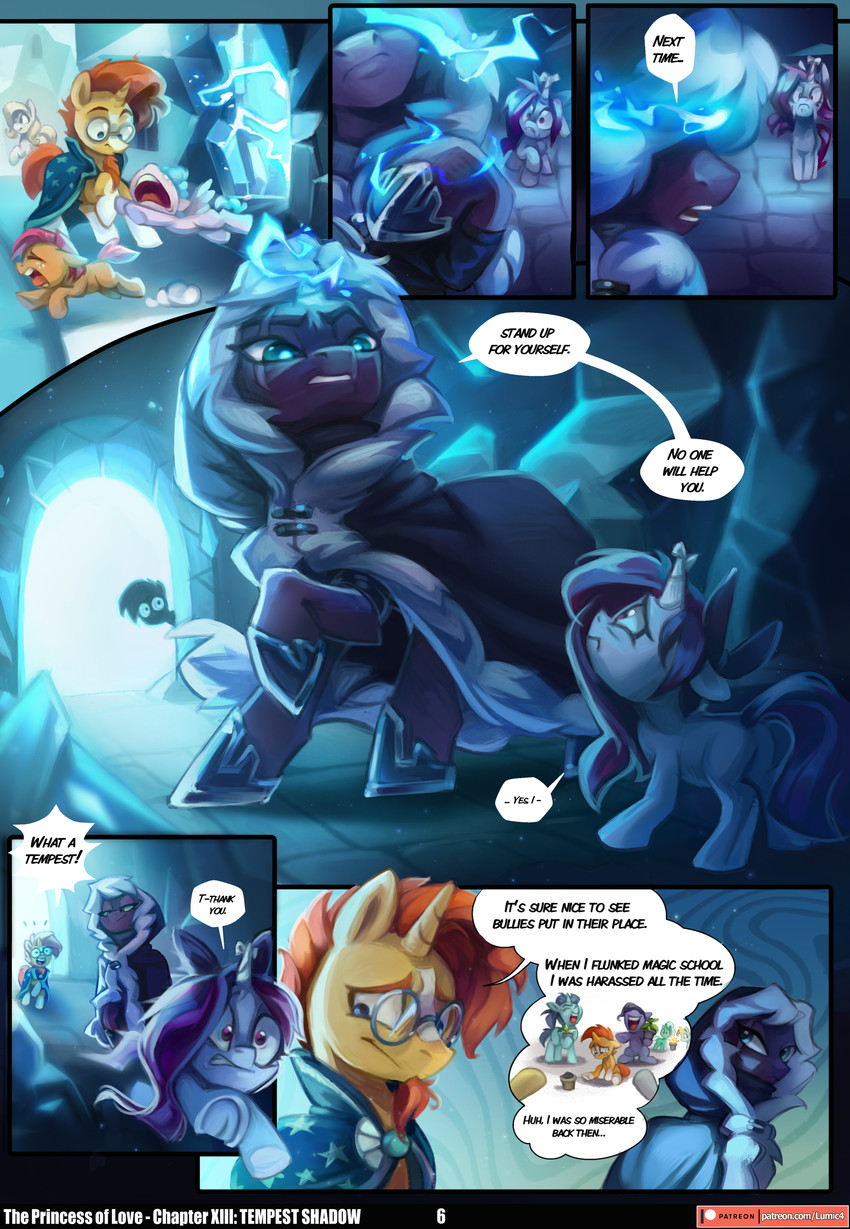 babs seed, cozy glow, sunburst, and tempest shadow (my little pony: the movie (2017) and etc) created by chilllum