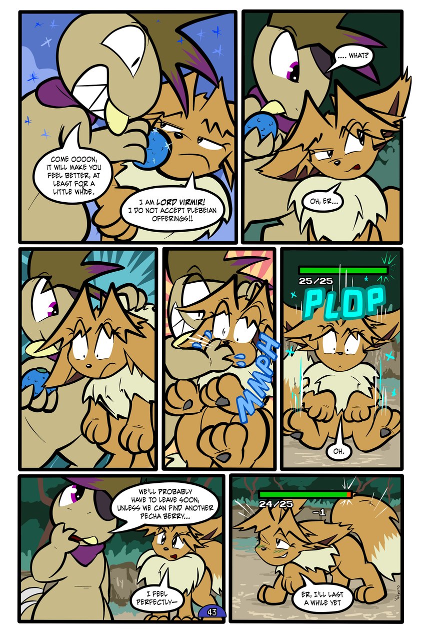 virmir and zinc (pokemon mystery dungeon and etc) created by virmir