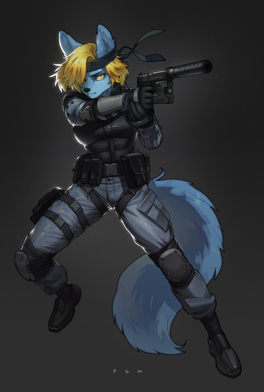 solid snake and victoria voss (metal gear and etc) created by pgm300
