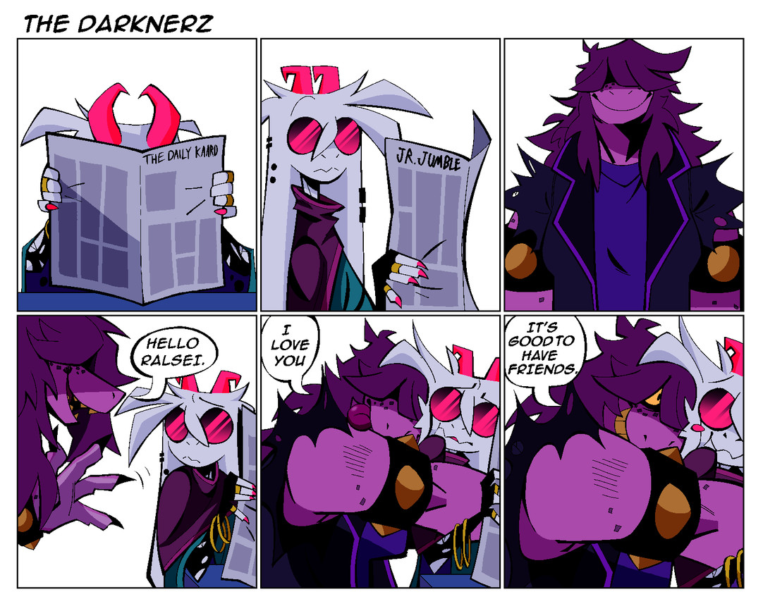 ralsei and susie (undertale (series) and etc) created by xexeezy