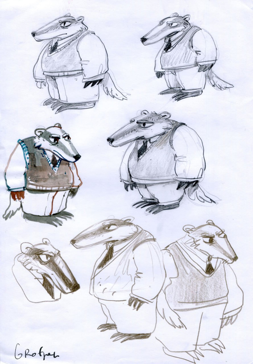 chief badger (beastly crimes (2024) and etc) created by natalia grofpel