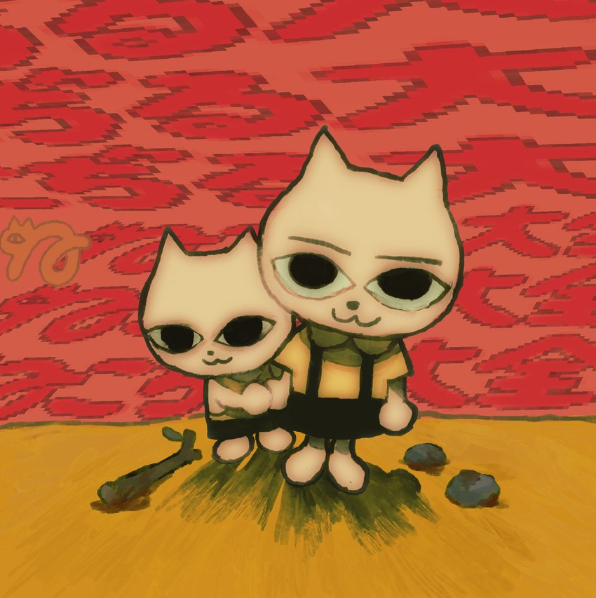 nyako and nyatta (cat soup and etc) created by plastiboo
