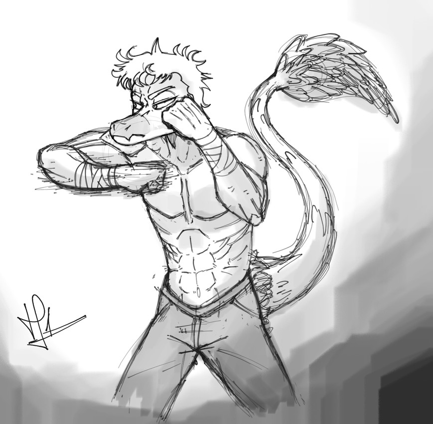 reed (goodbye volcano high) created by hellsing art