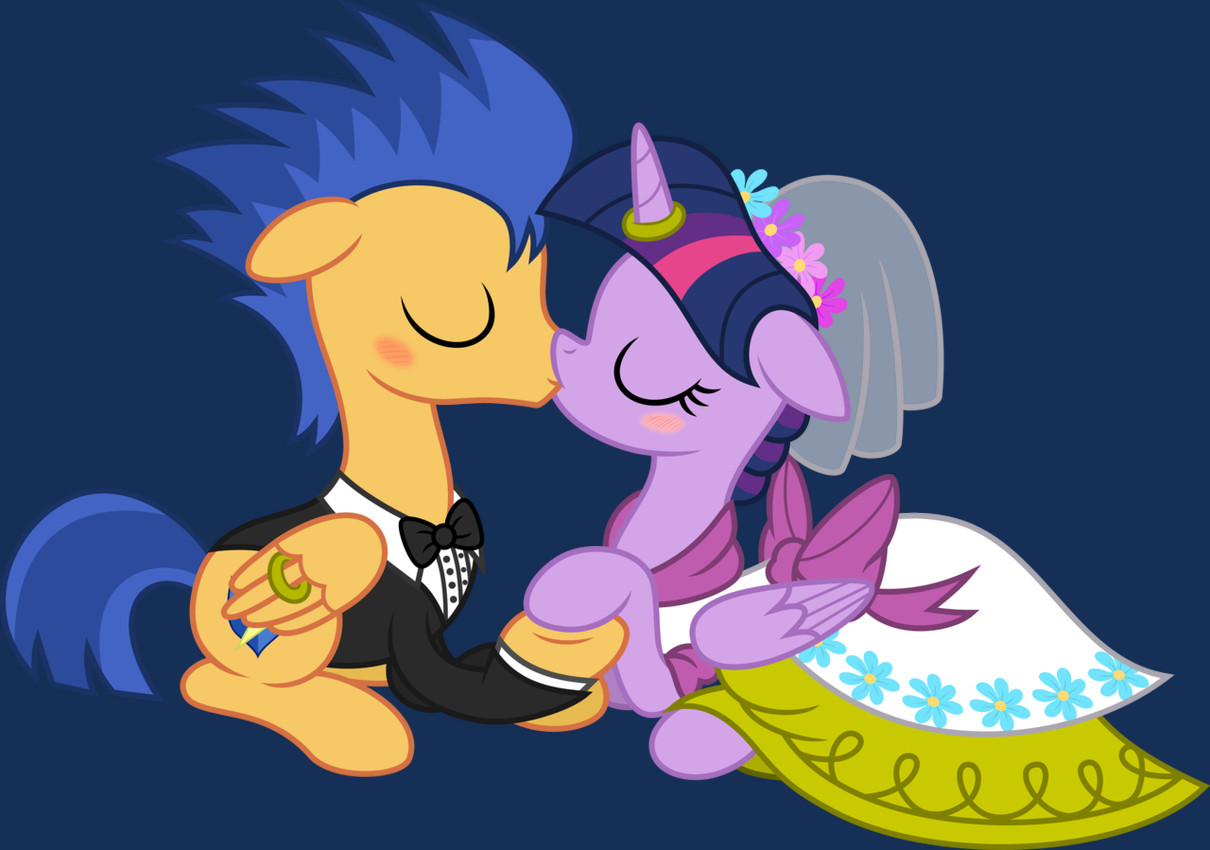 flash sentry and twilight sparkle (friendship is magic and etc) created by unknown artist