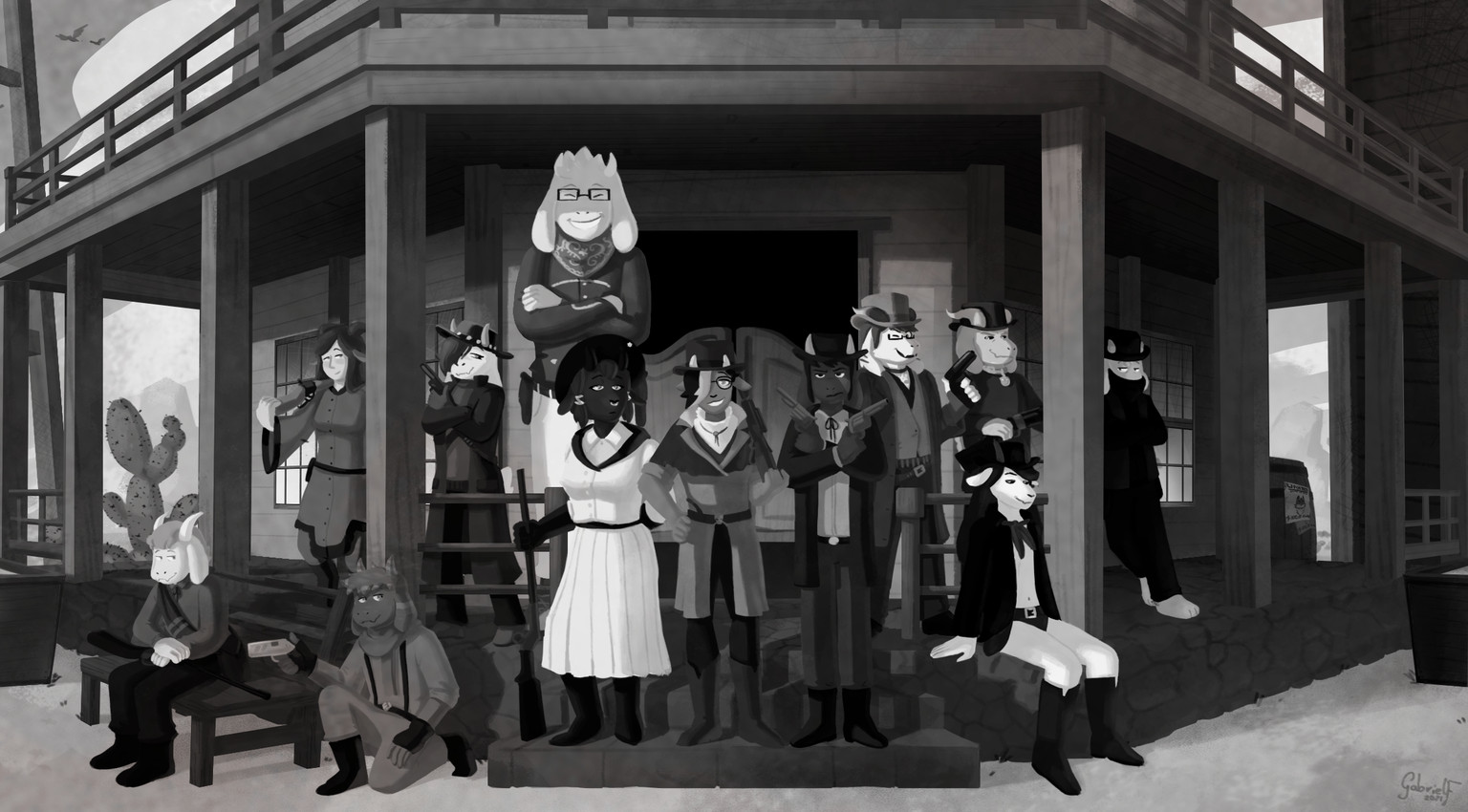 powell, rose, cake, kayin dreemurr, gusta, and etc created by cosmic leaf