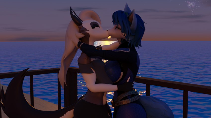 krystal, loona, and warfare krystal (blender cycles and etc) created by elitedog
