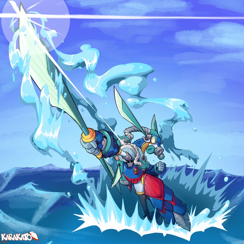 splash warfly (mega man x (series) and etc) created by karakatodzo