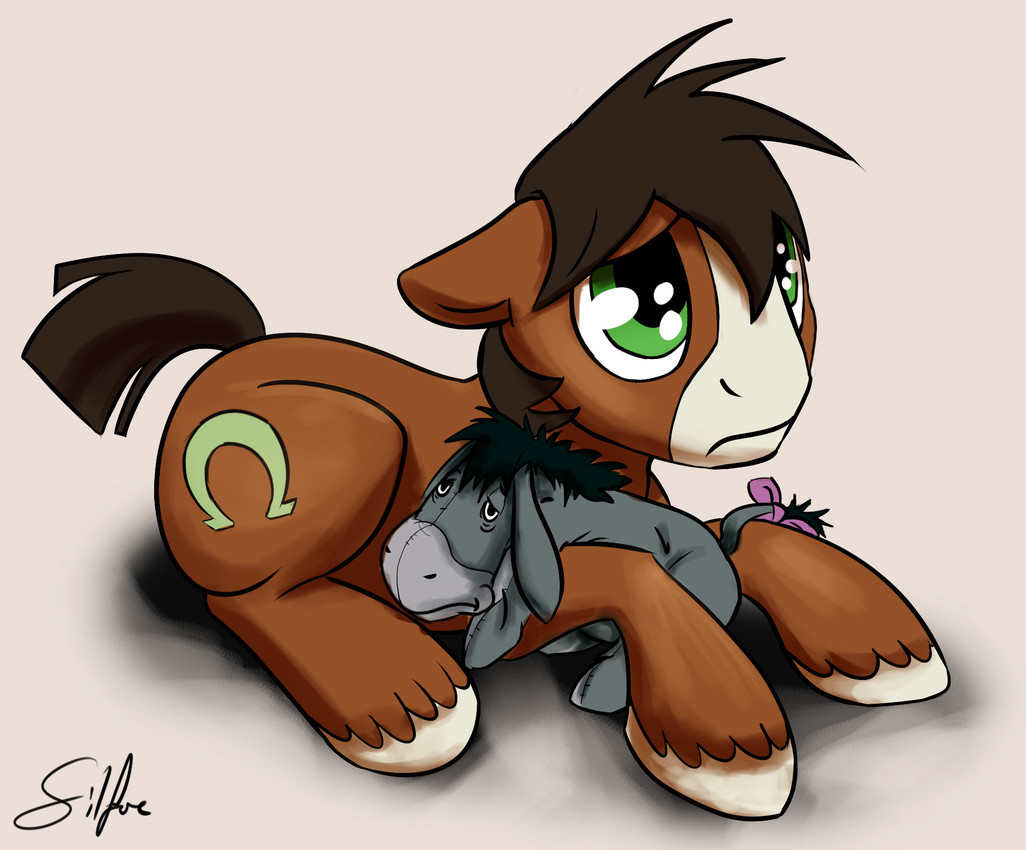 eeyore and troubleshoes (winnie the pooh (franchise) and etc) created by silfoe
