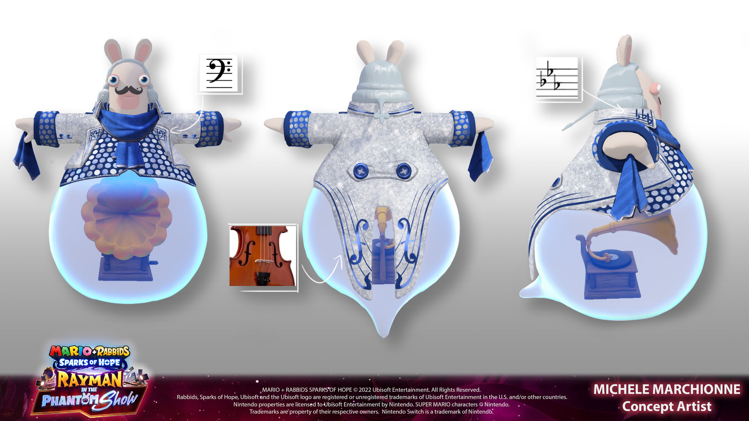 phantom of the bwahpera (mario plus rabbids kingdom battle and etc) created by michele marchionne