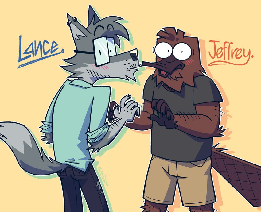 jeffrey and lance created by stellizard