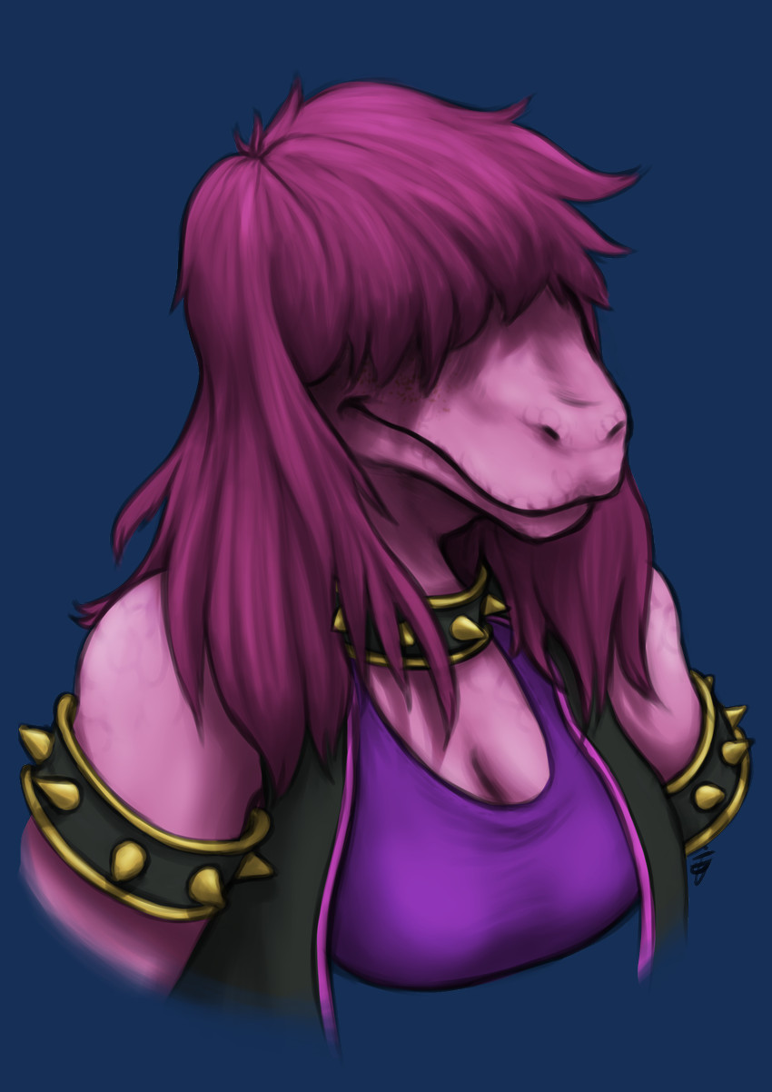 susie (undertale (series) and etc) created by the gentle giant