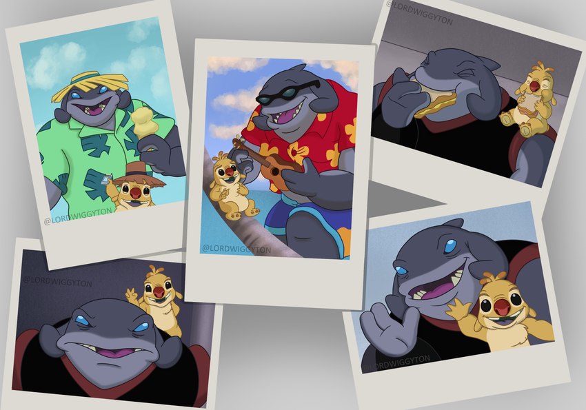 gantu and reuben (lilo and stitch and etc) created by lordwiggyton