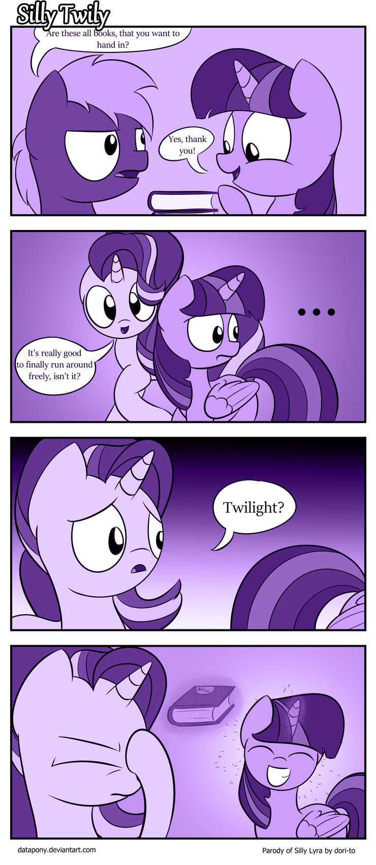 starlight glimmer and twilight sparkle (friendship is magic and etc) created by datapony