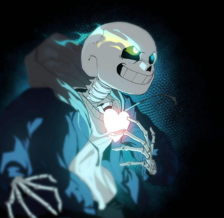 sans (undertale (series) and etc) created by lina gtk