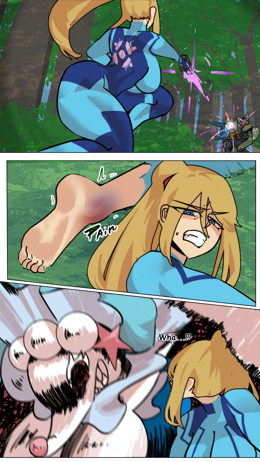 krystal, ratchet, rivet, and samus aran (sony interactive entertainment and etc) created by wuwutim