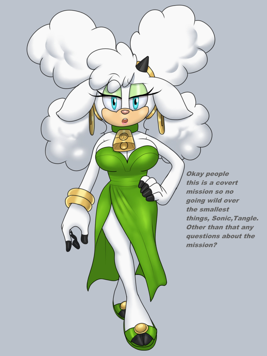 lanolin the sheep (sonic the hedgehog (comics) and etc) created by lurking tyger