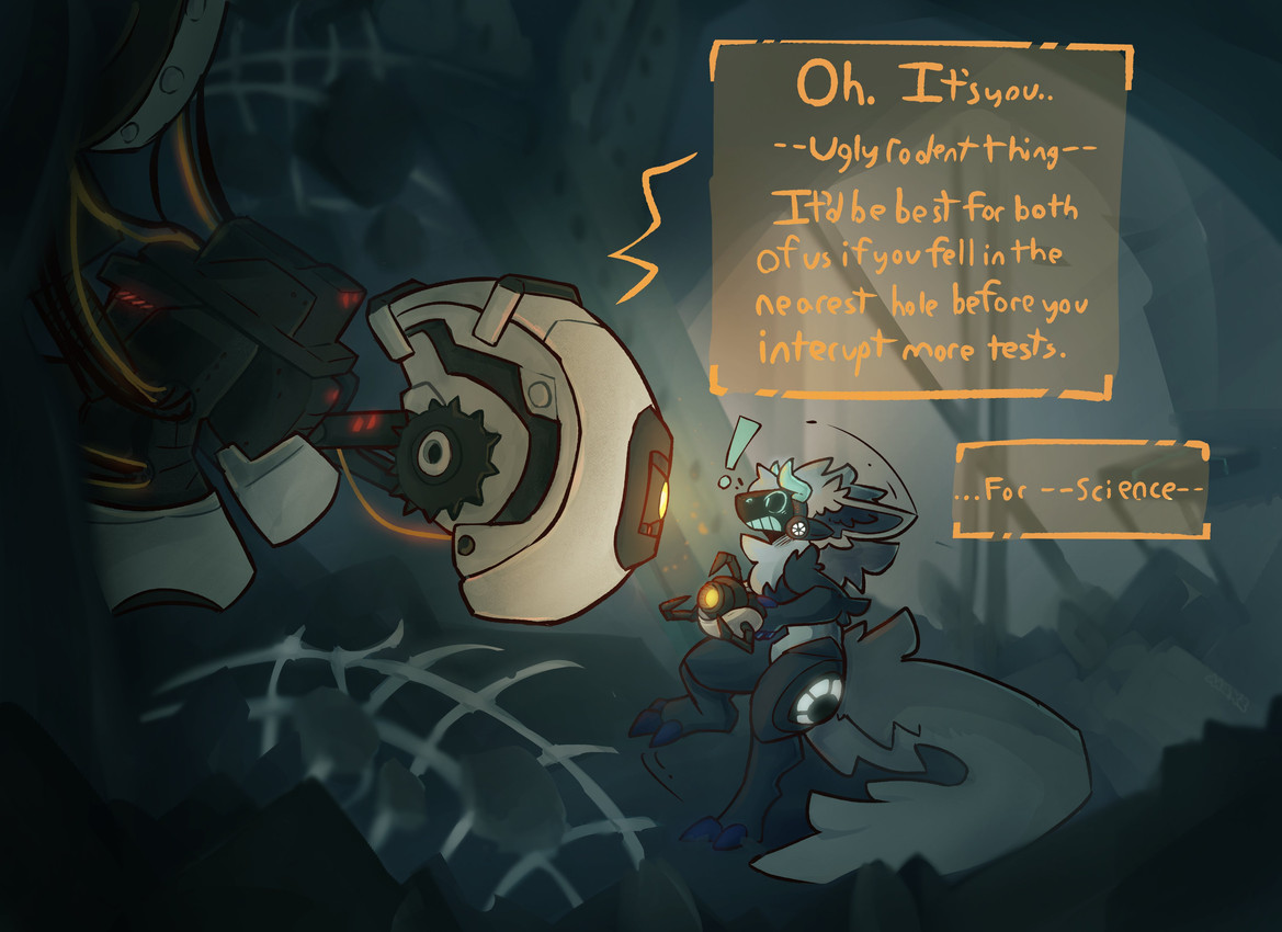 glados (portal (series) and etc) created by maxadisasta