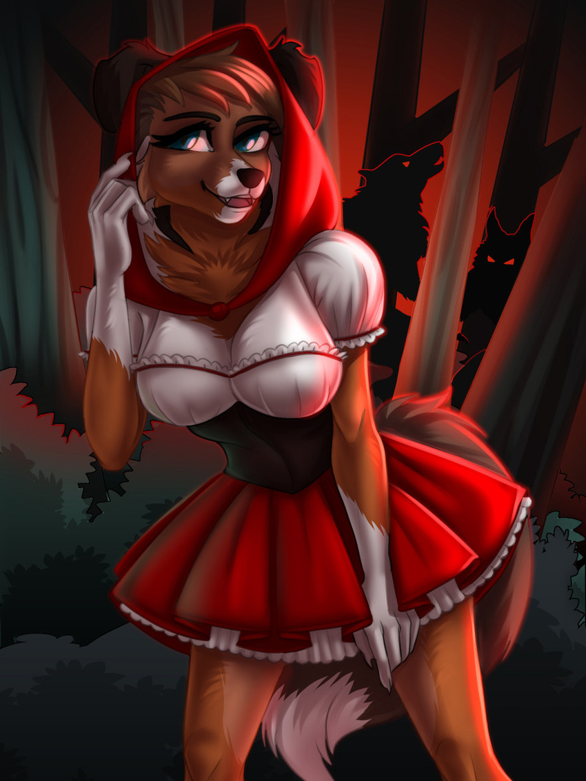 little red riding hood and stacy (little red riding hood (copyright) and etc) created by fapchop