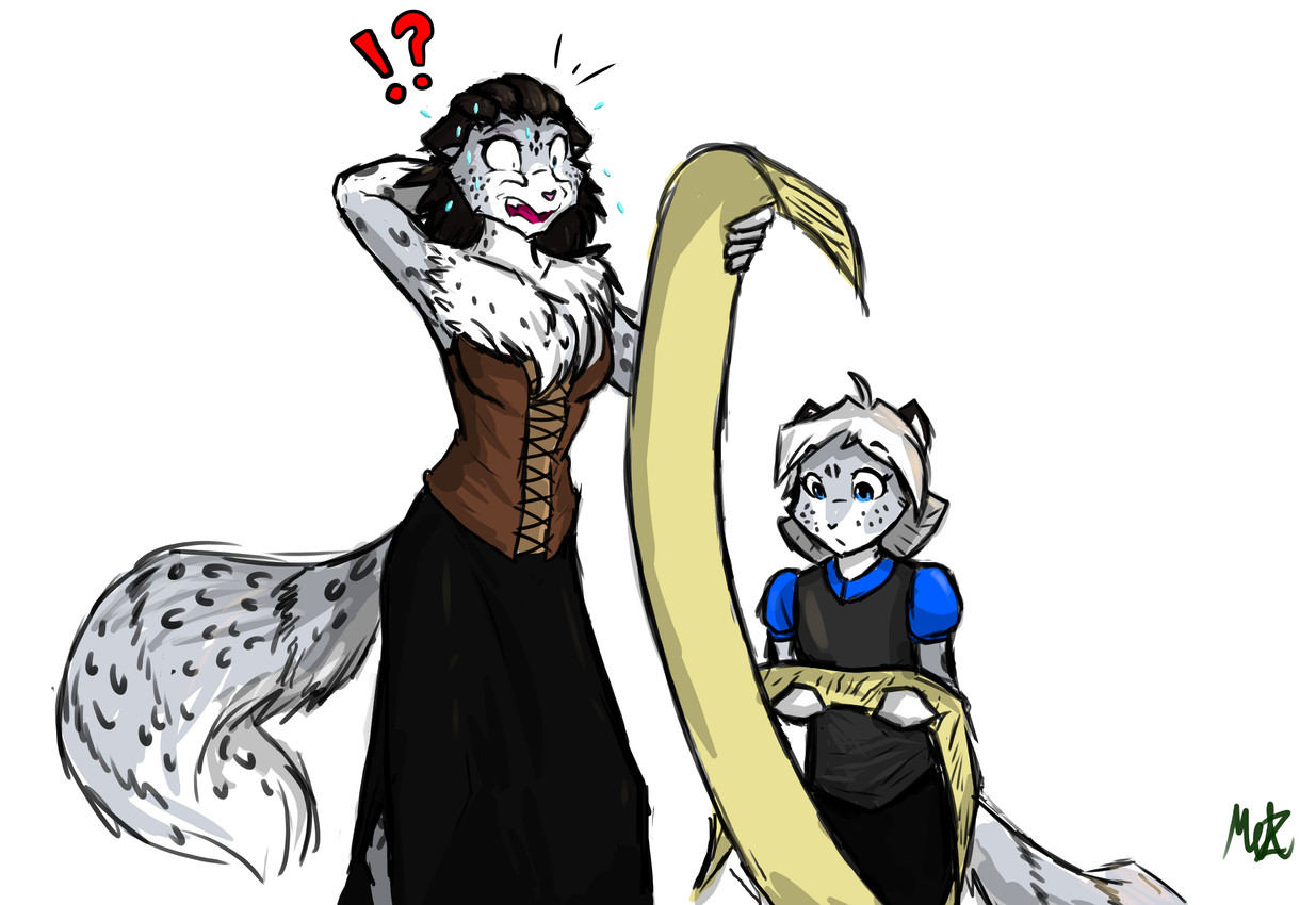 adira riftwall and maeve (twokinds) created by matz the kames