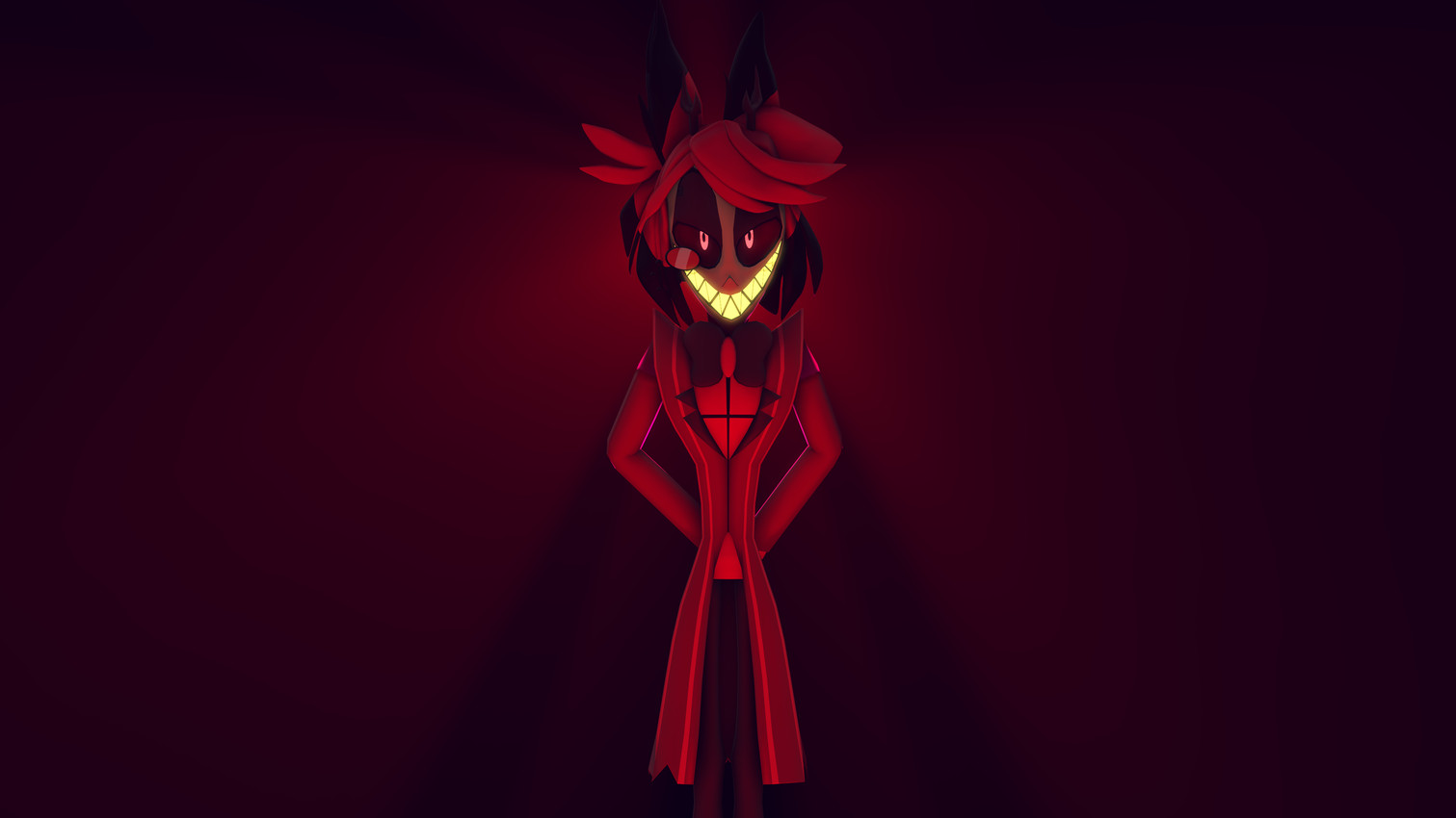 alastor (hazbin hotel and etc) created by lovewood studios