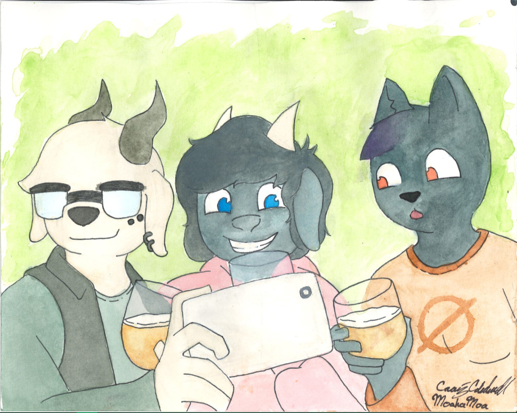 jackie, mae borowski, and rose (night in the woods) created by boppidafterdark