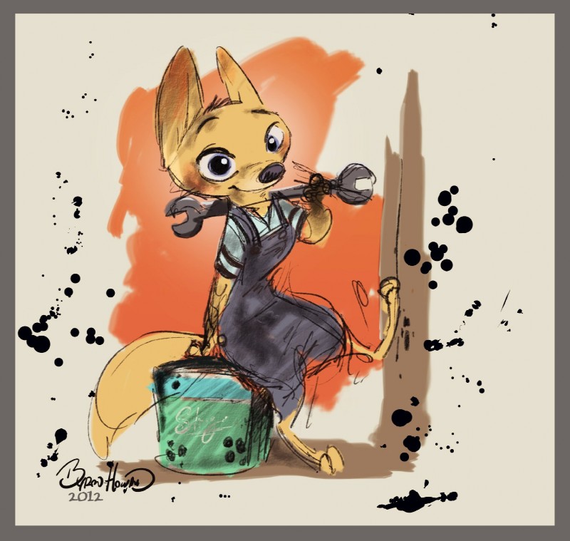 skye (zootopia and etc) created by byron howard