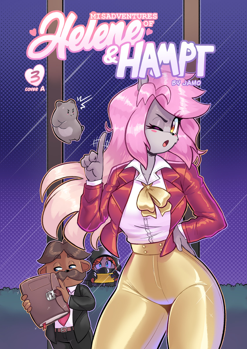 hampt, helene marilyn, maurice, and pepper page created by jamoart