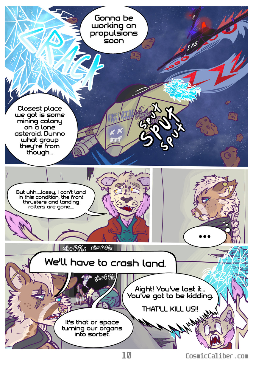 iggy, josey mendoza, and kade (cosmic caliber) created by badaspen