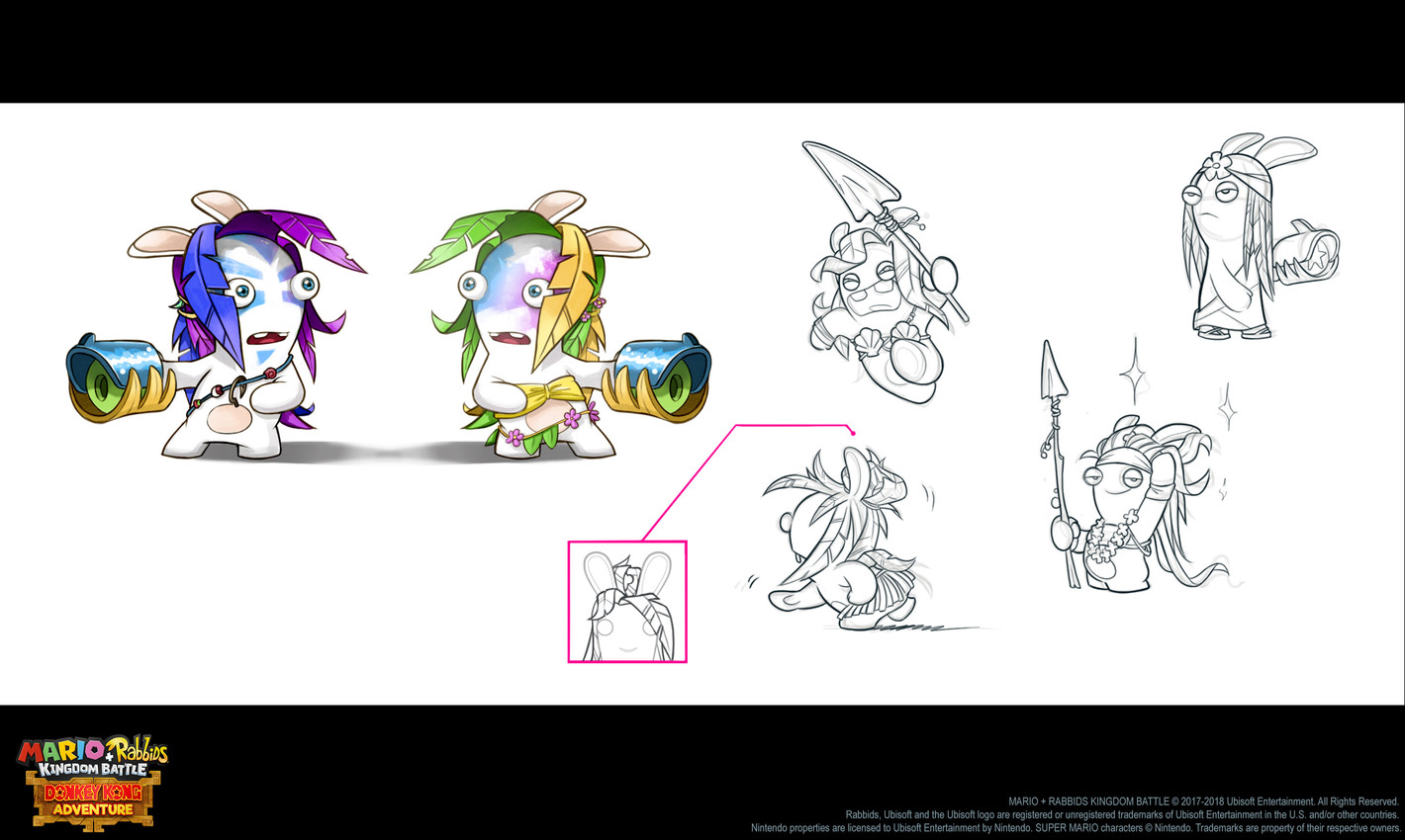 tropical ziggy and ziggy (mario plus rabbids kingdom battle and etc) created by claudia tuci