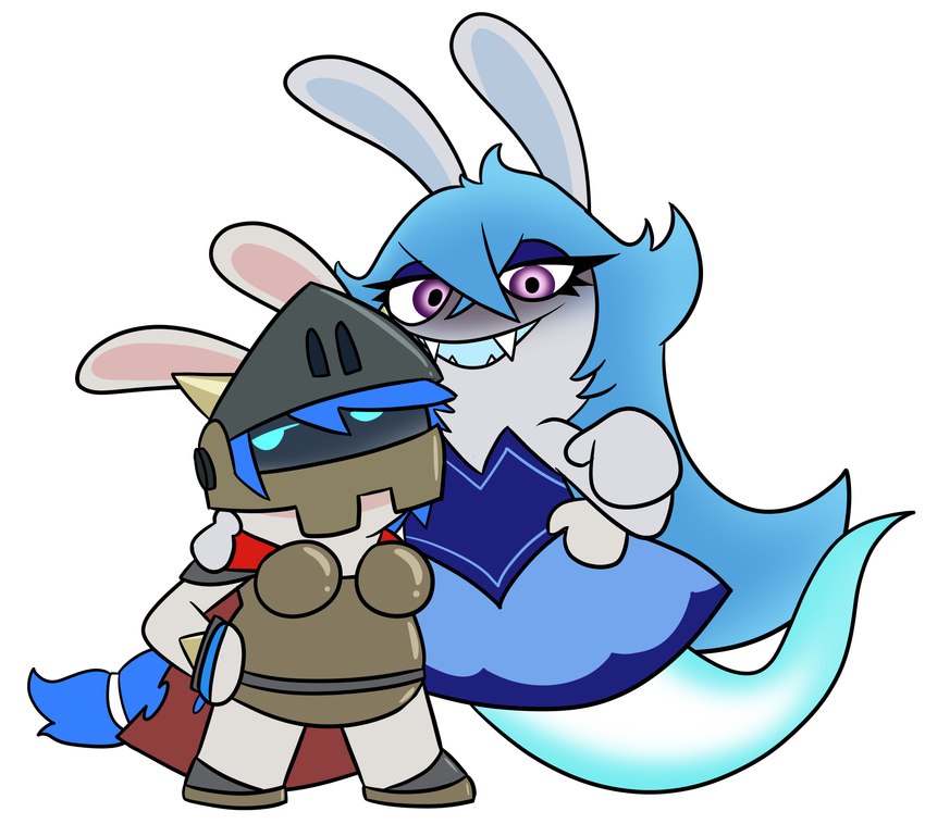 midnite and valkyrie (mario plus rabbids kingdom battle and etc) created by hectorcollector