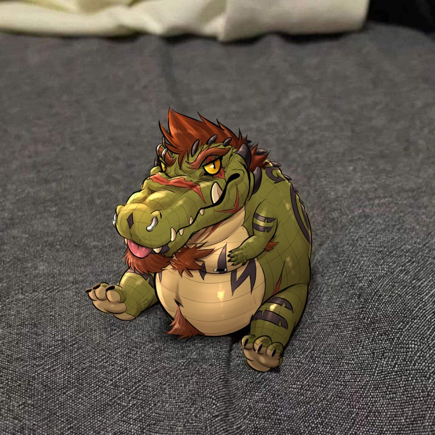alex (sitting baby alligator meme) created by crazydrak