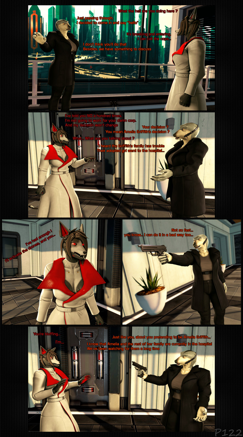 amelia and nyx (unauthorized life) created by xpasha122x