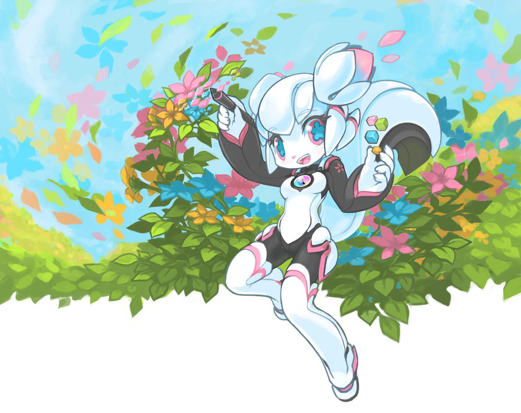 kiki the cyber squirrel (krita (copyright) and etc) created by tyson tan