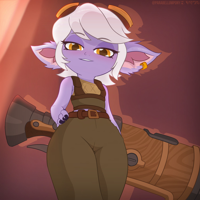tristana (league of legends and etc) created by parabellumpony